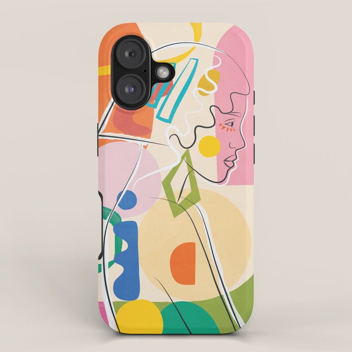 Abstract Woman 13 iPhone Case Gallery Image 1
