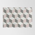 Blush Marble Cube Rug Gallery Image 2