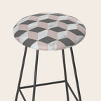 Blush Marble Cube Stool Gallery Image 2