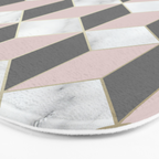 Blush Marble Cube Bath Mat Gallery Image 3