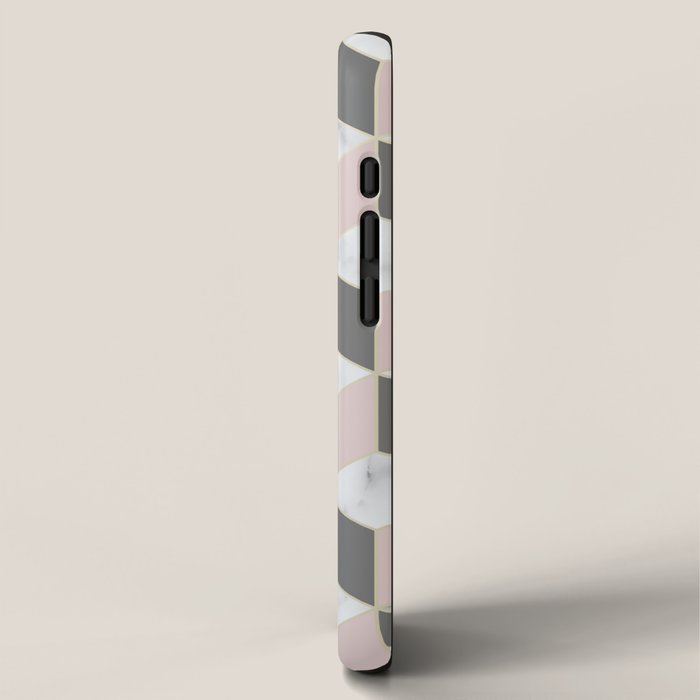 Blush Marble Cube iPhone Case Gallery Image 2