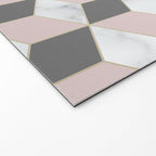 Blush Marble Cube Welcome Mat Gallery Image 2
