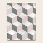 Blush Marble Cube Notebook Gallery Image 4