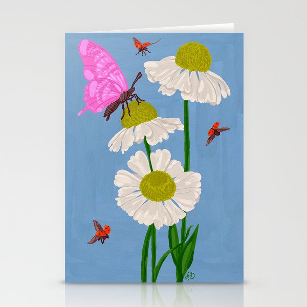 Summer in Boom Gouache Painting Stationery Card Gallery Image 1