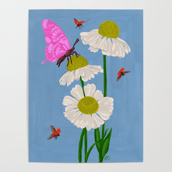 Summer in Boom Gouache Painting Poster Gallery Image 4