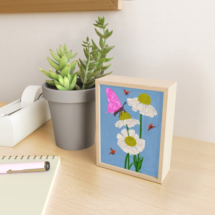 Summer in Boom Gouache Painting Mini Art Print Gallery Image 2