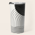 Black Sun by the ocean Travel Mug Gallery Image 3