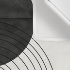 Black Sun by the ocean Wall Tapestry Gallery Image 3