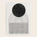 Black Sun by the ocean Poster Gallery Image 4