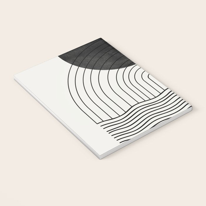 Black Sun by the ocean Notebook Gallery Image 3