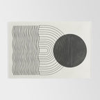Black Sun by the ocean Rug Gallery Image 2