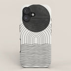 Black Sun by the ocean iPhone Case Gallery Image 1