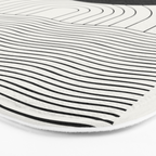 Black Sun by the ocean Bath Mat Gallery Image 3