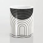 Black Sun by the ocean Coffee Mug Gallery Image 4