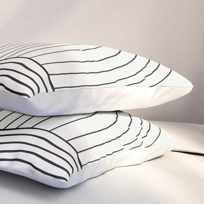 Black Sun by the ocean Pillow Sham Gallery Image 3