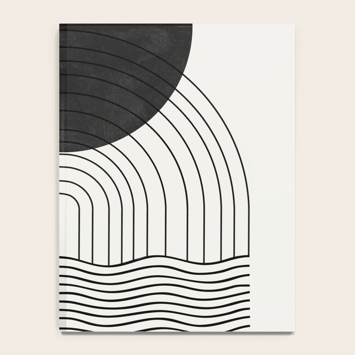 Black Sun by the ocean Notebook Gallery Image 4