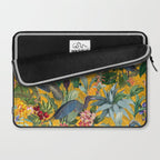 Vintage & Shabby Chic - Sunny Tropical Garden Blue Heron Laptop Sleeve Gallery Image 2
