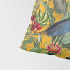 Vintage & Shabby Chic - Sunny Tropical Garden Blue Heron Pillow Sham Gallery Image 4
