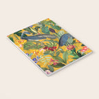 Vintage & Shabby Chic - Sunny Tropical Garden Blue Heron Notebook Gallery Image 3