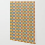 Checkered Multicolor Pattern IV Earthy Rainbow Wallpaper Gallery Image 2