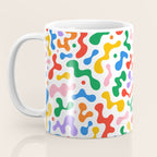 Abstract colorful organic liquid shape pattern Coffee Mug Gallery Image 3