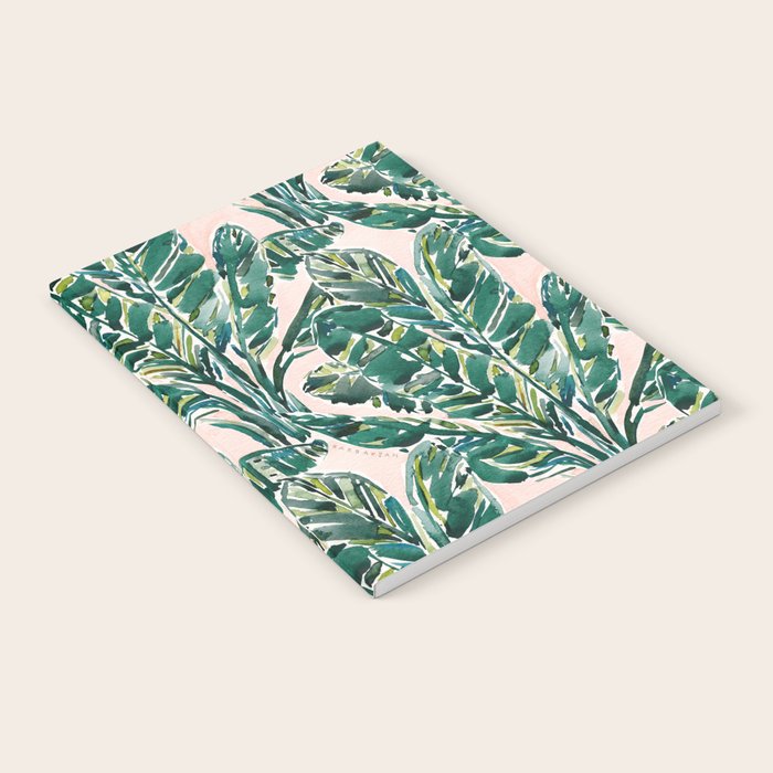 BIG FEELINGS Banana Leaf Tropical Notebook Gallery Image 2