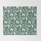 BIG FEELINGS Banana Leaf Tropical Throw Blanket Gallery Image 2