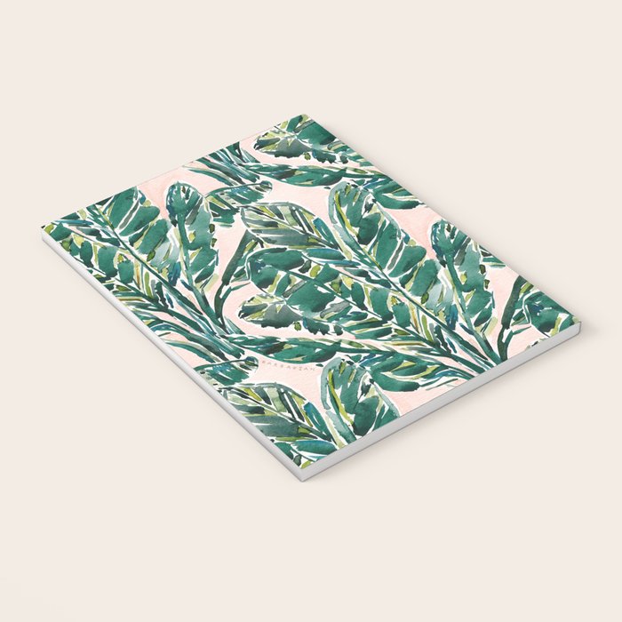 BIG FEELINGS Banana Leaf Tropical Notebook Gallery Image 3