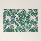 BIG FEELINGS Banana Leaf Tropical Welcome Mat Gallery Image 1
