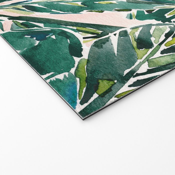 BIG FEELINGS Banana Leaf Tropical Welcome Mat Gallery Image 2