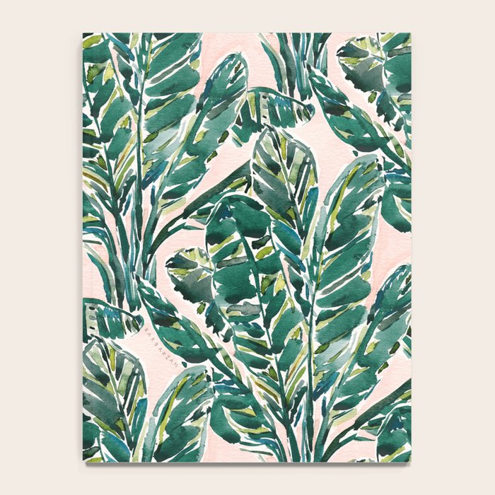 BIG FEELINGS Banana Leaf Tropical Notebook Gallery Image 4