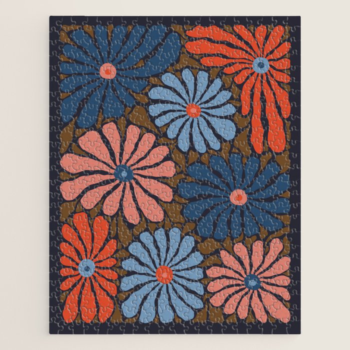 Lazy Florals #4 Jigsaw Puzzle
