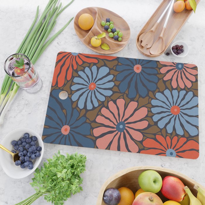 Lazy Florals #4 Cutting Board Gallery Image 2