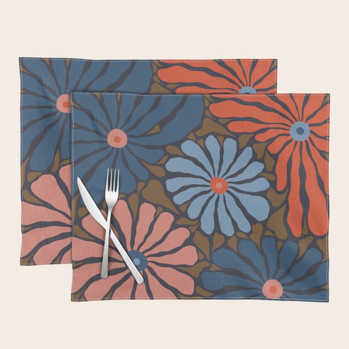 Lazy Florals #4 Placemat Gallery Image 1