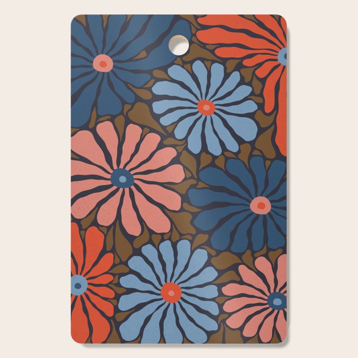 Lazy Florals #4 Cutting Board Gallery Image 1