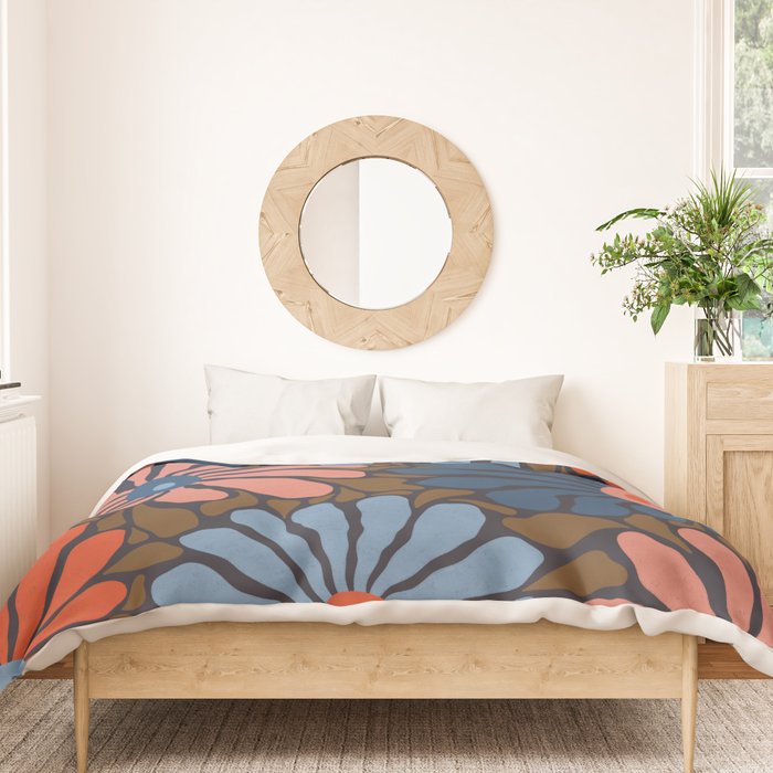 Lazy Florals #4 Duvet Cover Gallery Image 3