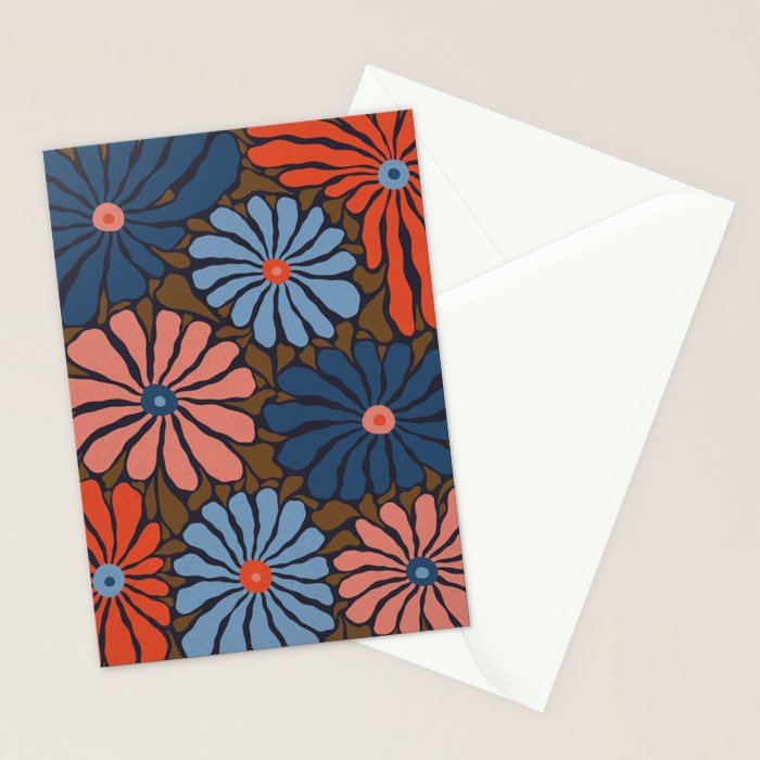 Lazy Florals #4 Stationery Card Gallery Image 2