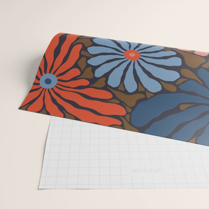Lazy Florals #4 Wrapping Paper Gallery Image 2