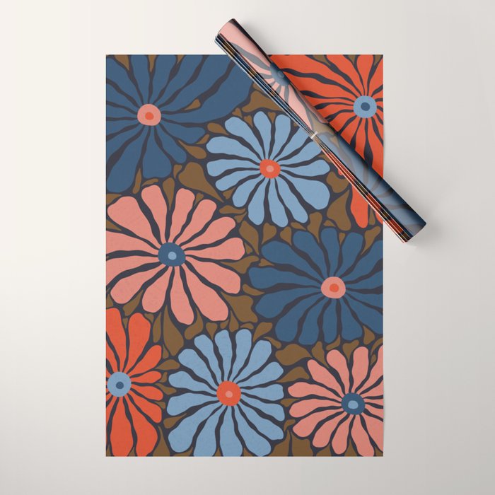 Lazy Florals #4 Wrapping Paper Gallery Image 1