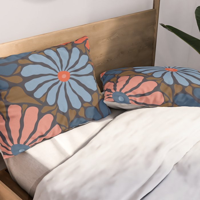 Lazy Florals #4 Pillow Sham Gallery Image 2