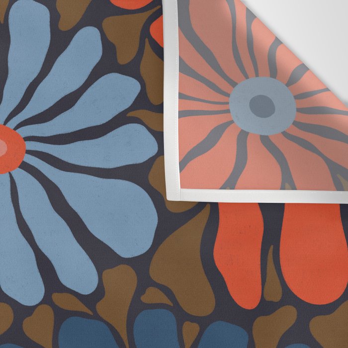 Lazy Florals #4 Wall Tapestry Gallery Image 3