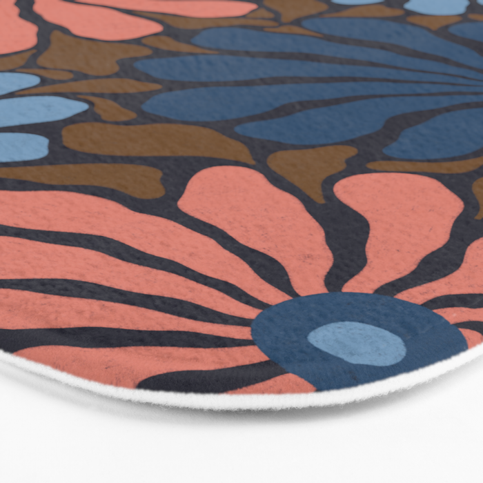 Lazy Florals #4 Bath Mat Gallery Image 3
