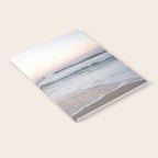 Blush pink sunrise at Praia da Adraga in Portugal  Summer nature and travel photography Notebook Gallery Image 2