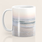 Blush pink sunrise at Praia da Adraga in Portugal  Summer nature and travel photography Coffee Mug Gallery Image 3
