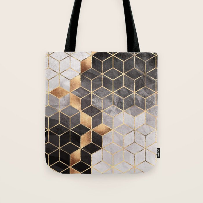 Smoky Cubes Tote Bag Gallery Image 1