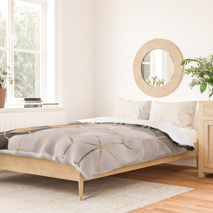Smoky Cubes Duvet Cover Gallery Image 2