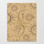 Tan Magic Celestial Sun Moon Stars Notebook Gallery Image 4
