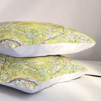Vintage Map of Asheville North Carolina (1943) Pillow Sham Gallery Image 3