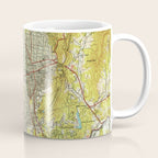Vintage Map of Asheville North Carolina (1943) Coffee Mug Gallery Image 1