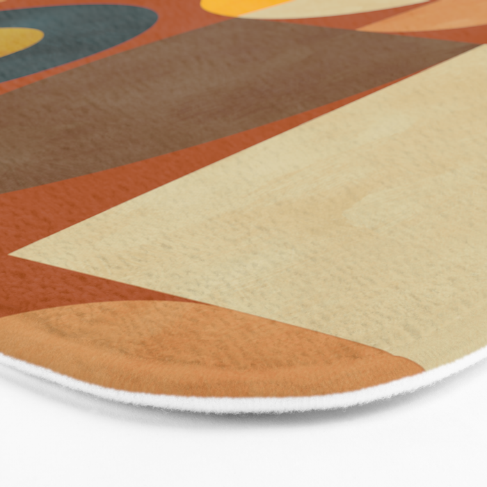 mid century modern spring abstract collection 3 Bath Mat Gallery Image 3
